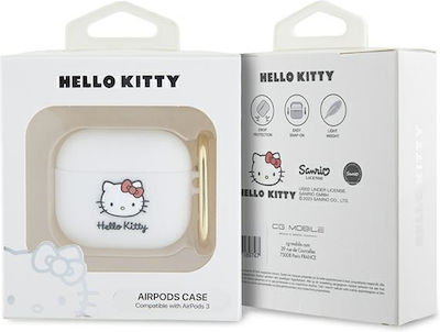 Hello Kitty Silicone Case White for Apple AirPods 3