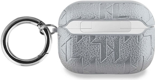 Karl Lagerfeld Choupette Head Hülle in Silber Farbe für Apple AirPods Pro