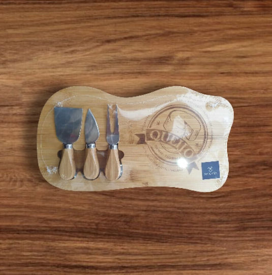 XM-Casa Wooden Cheese Serving Platter 33x18x2cm