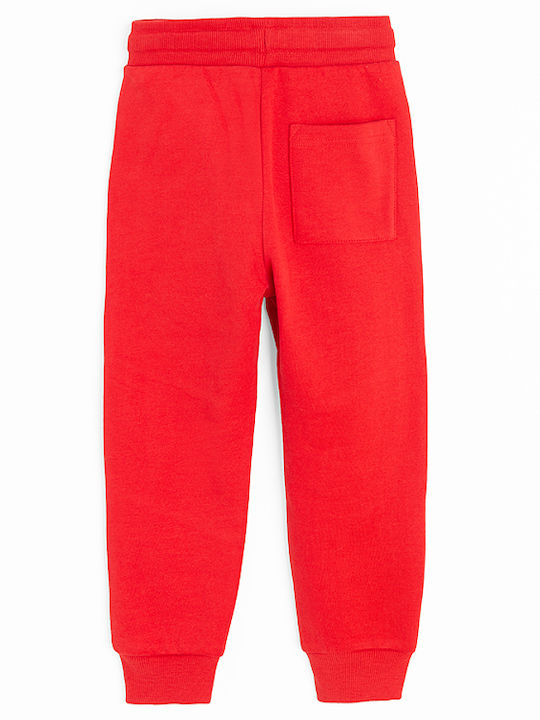 Kids Sweatpants Set Red 2pcs
