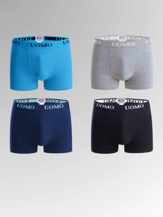 Uomo Set of Kids' Boxers Multicolored 4pcs