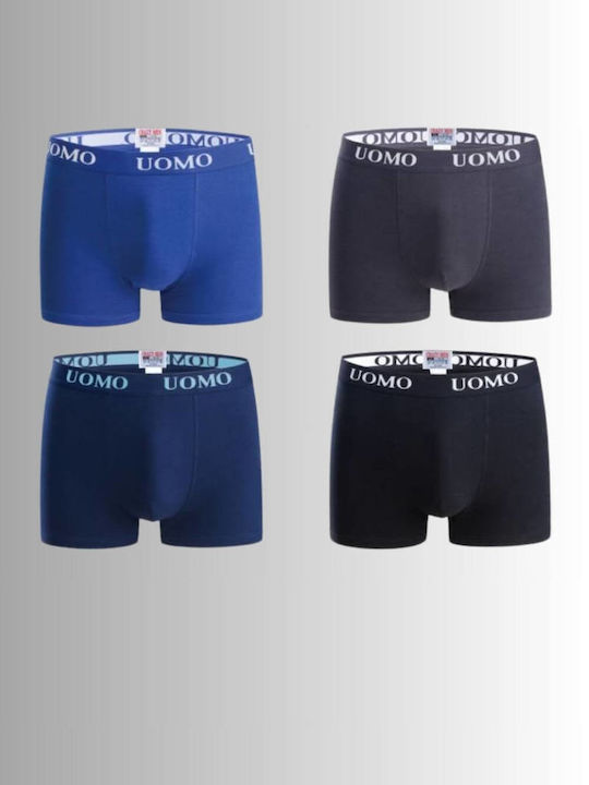 Uomo Set of Kids' Boxers Multicolored 4pcs