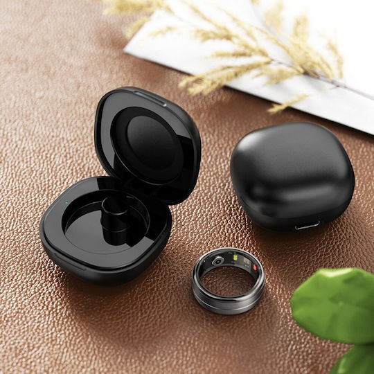 Techsuit R06 Inel Inteligent 19.8mm Negru