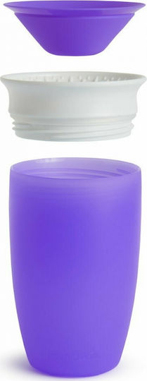 Munchkin Baby Cup Miracle 360 Sippy Cup made of Silicone Purple 296ml for 12m+m+