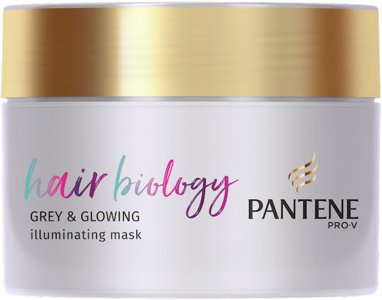 Pantene Pro V Grey & Glowing Μάσκα Μαλλιών για Διατήρηση Χρώματος 160ml