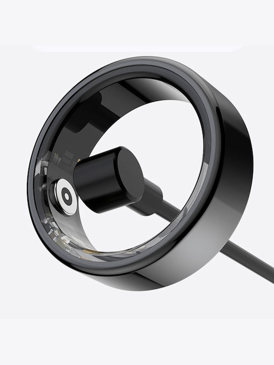 Techsuit R02 Smart Ring 19мм с Пулсомер Черно