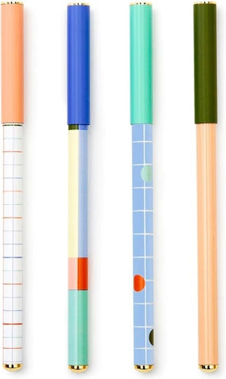 Kikkerland Pixuri Ballpoint 4 Bucăți