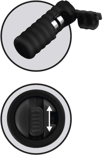 Orion Vibrating Silicone Nipple Σφιγκτήρες Θηλών σε Flesh Χρώμα