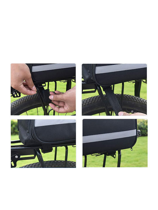 Verk Group Double Bicycle Rack Bag Black