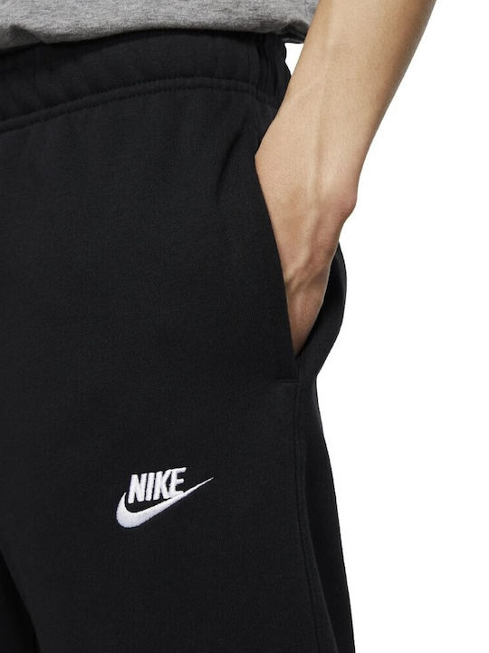 Nike Club Men's Sweatpants with Rubber Black