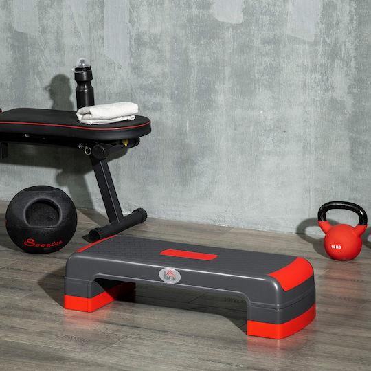 HomCom Aerobic Stepper with Adjustable Height