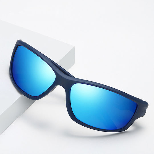 Techsuit Γυαλιά Ποδηλασίας 201910 με Μαύρο Σκελετό και Polarized Φακούς
