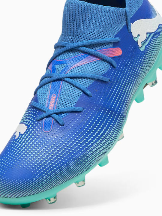 PUMA Future 7 Match Fußballschuhe mit Stollen Blau