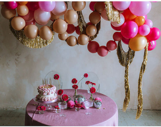 Σύνθεση με 20 Μπαλόνια Baby Shower Ροζ 33εκ.