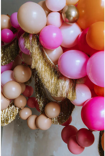 Σύνθεση με 20 Μπαλόνια Baby Shower Ροζ 33εκ.