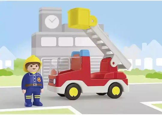 Playmobil Junior Firefighter With Ladder Vehicle for 1-4 years old