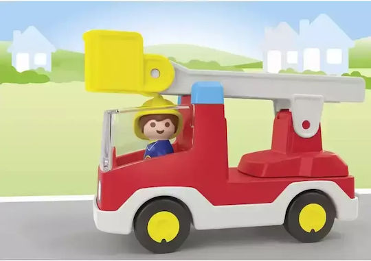 Playmobil Junior Firefighter With Ladder Vehicle for 1-4 years old