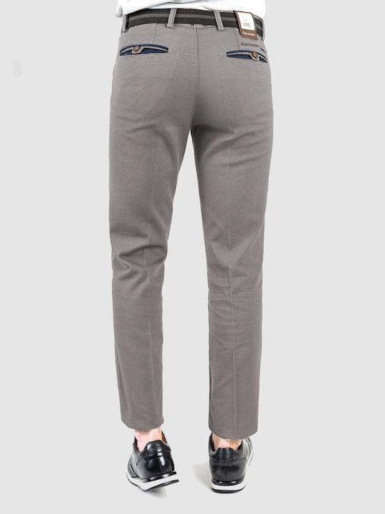 Guy Laroche Men's Trousers in Regular Fit Gray