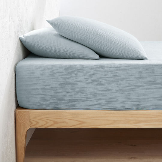 La Redoute Interieurs Cearșaf Single cu Elastic 90x190+30cm. Galben