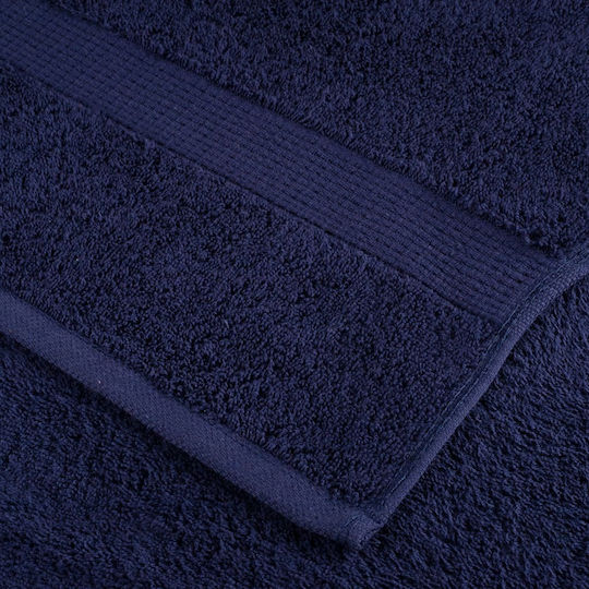 vidaXL Set 10 Prosoape de Piscina Hotel 200x100 cm Albastru Greutate 600gsm