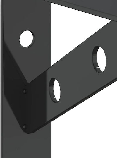 vidaXL Heavy-Duty Stainless Steel Shelf Brackets Silver 150x25mm 4pcs 30302