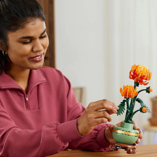 LEGO Botanical Collection Комплект Хризантема за 18+ Години 278 Бройки