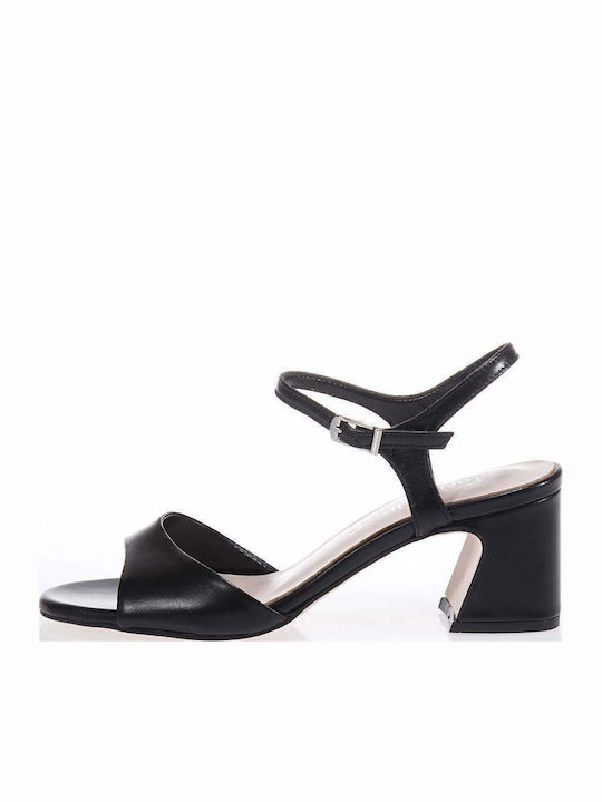 Leather Sandals Black