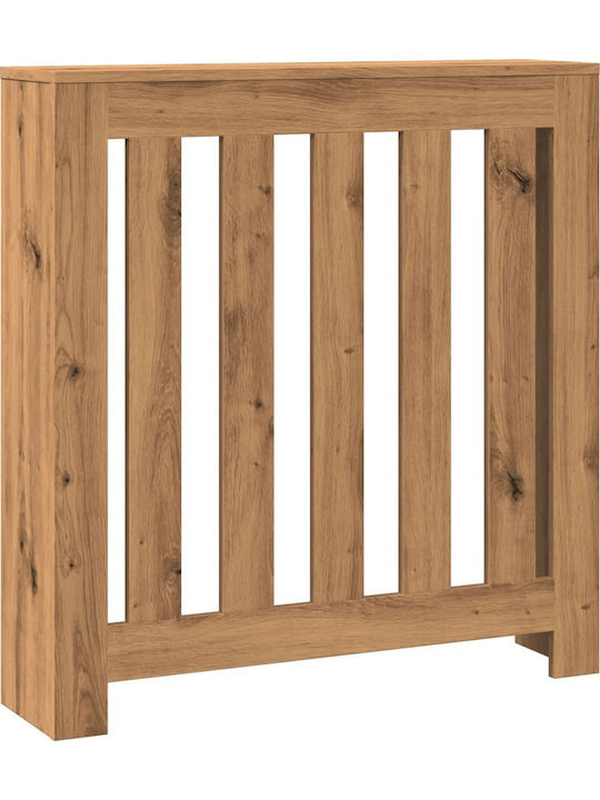 vidaXL Brown Particleboard Radiator Cover 78x20x82cm