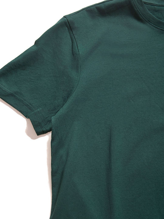 Comfort Men's Undershirt Short-sleeved in Green Color