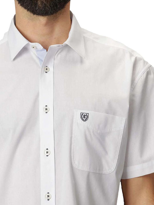 Pre End Men's Shirt Short Sleeve White