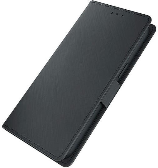 3MK Wallet Δερματίνης / Tempered Glass Μαύρο (Oppo Reno10 Pro)