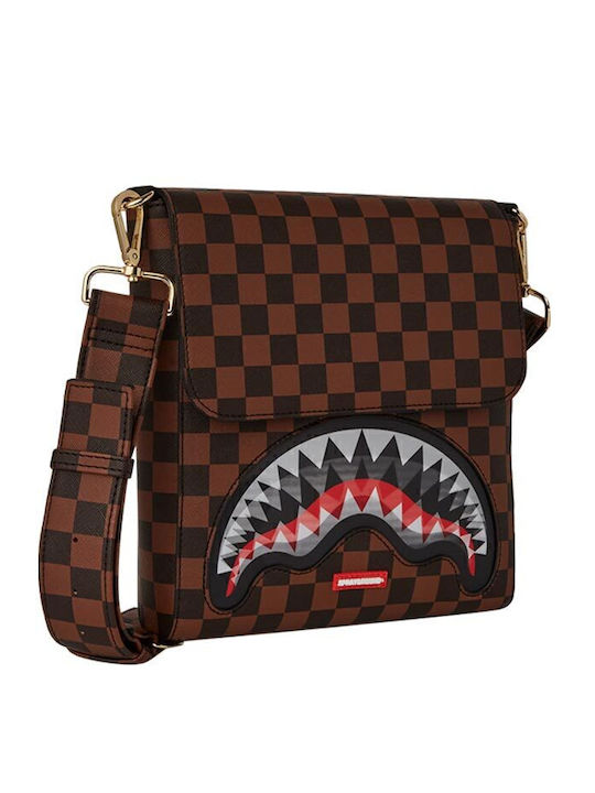 Sharks Geantă pentru bărbați De umăr / tip crossbody Maro
