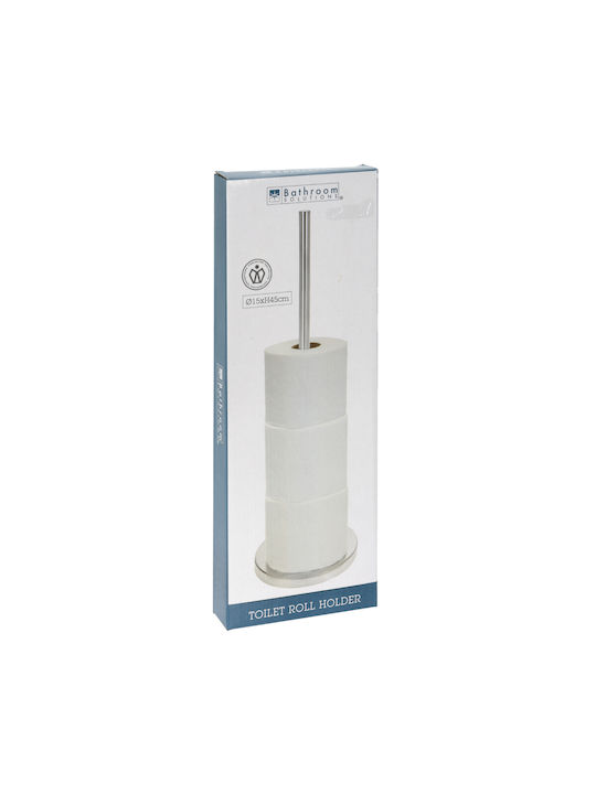 Floor Paper Holder Silver