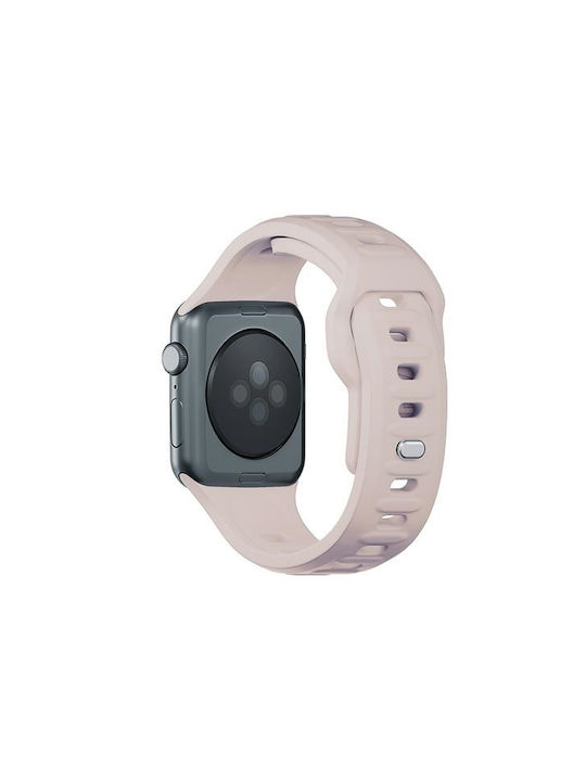 3MK Armband Silikon mit Pin Rosa (Apple Watch 44/45/46mm/Ultra 49mm)