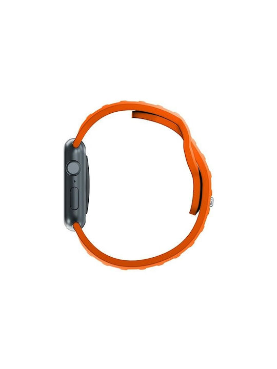 3MK Curea Silicon cu Pin Portocaliu (Apple Watch 38/40/41/42mm)