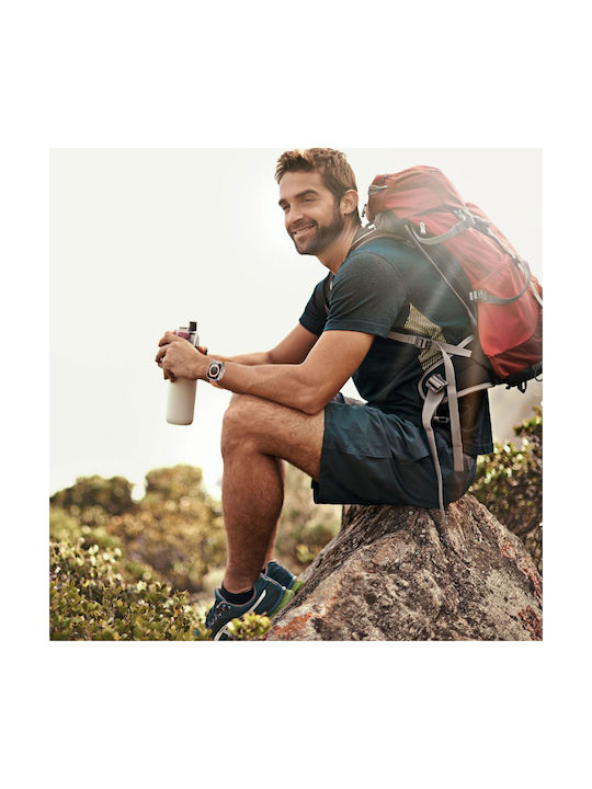 Tech-Protect Naturalfit Armband Leder mit Pin Schwarz (Apple Watch 38/40/41/42mm)