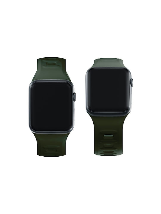3MK Λουράκι Σιλικόνης Πράσινο (Apple Watch 38/40/41mm)