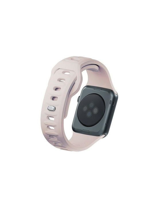 3MK Armband Silikon mit Pin Rosa (Apple Watch 44/45/46mm/Ultra 49mm)