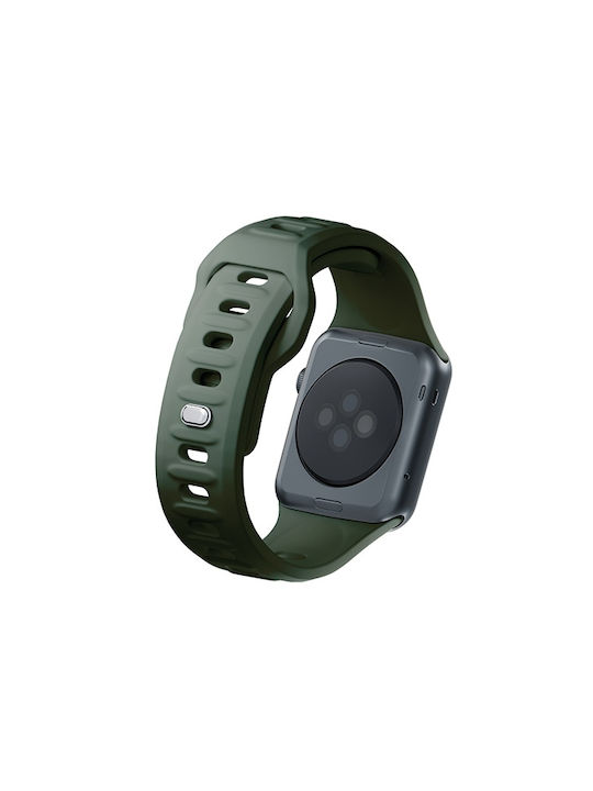 3MK Λουράκι Σιλικόνης Πράσινο (Apple Watch 38/40/41mm)