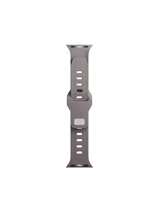 3MK Λουράκι Σιλικόνης με Pin Καφέ (Apple Watch 44/45/46mm/Ultra 49mm)
