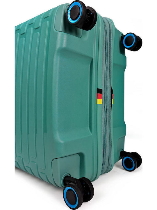 Bg Berlin Valiză De Călătorie Cabină Tough Soda Verde Cu 4 Roți Înălțime 54 Cm
