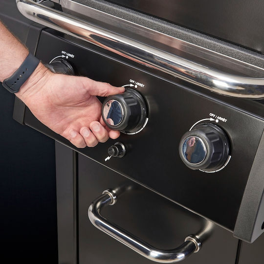 Broil King Royal 320 Shadow Grătar pe gaz Din fontă Grătar 56bucx38buccm cu 3 buc 8.8kW