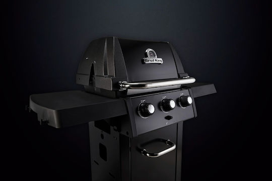 Broil King Royal 320 Shadow Grătar pe gaz Din fontă Grătar 56bucx38buccm cu 3 buc 8.8kW