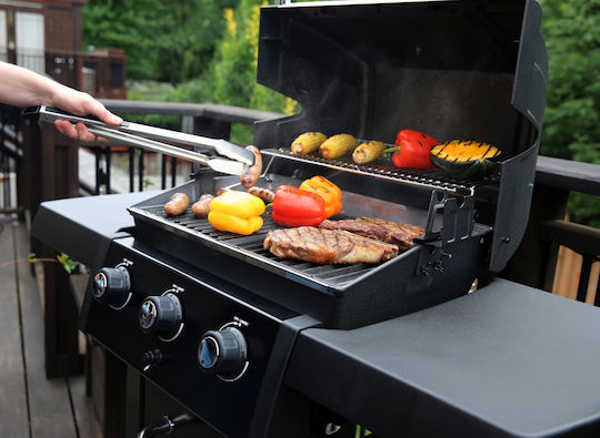 Broil King Royal 320 Shadow Grătar pe gaz Din fontă Grătar 56bucx38buccm cu 3 buc 8.8kW