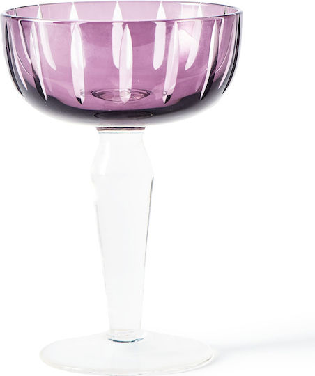 Pols Potten Cuttings Champagne Glass Set / Cocktail Goblets Glass 155ml 6 Pieces