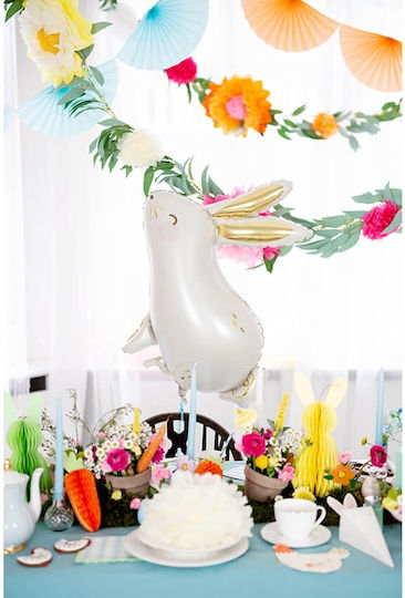 PartyDeco Osterkaninchen Papier Rosa