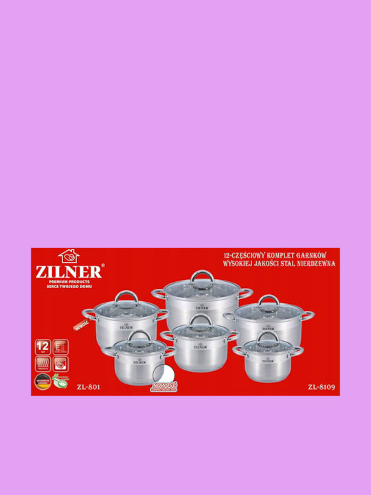 Zilner Töpfe Set ZL-8109 12Stück