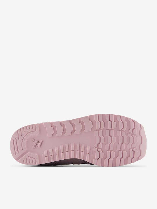 373 Hook Loop Kids Sneakers with Scratch Pink