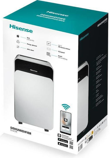 Hisense D16CW Dehumidifier with Compressor and Wi-Fi 16lt