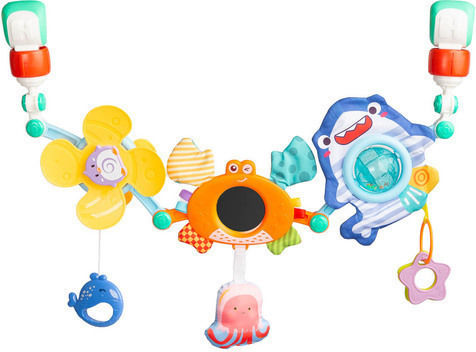 Toyz Μπάρα Κούνιας και Καροτσιού με Καθρέφτη / με Περιστροφή Ocean Stroller για Νεογέννητα